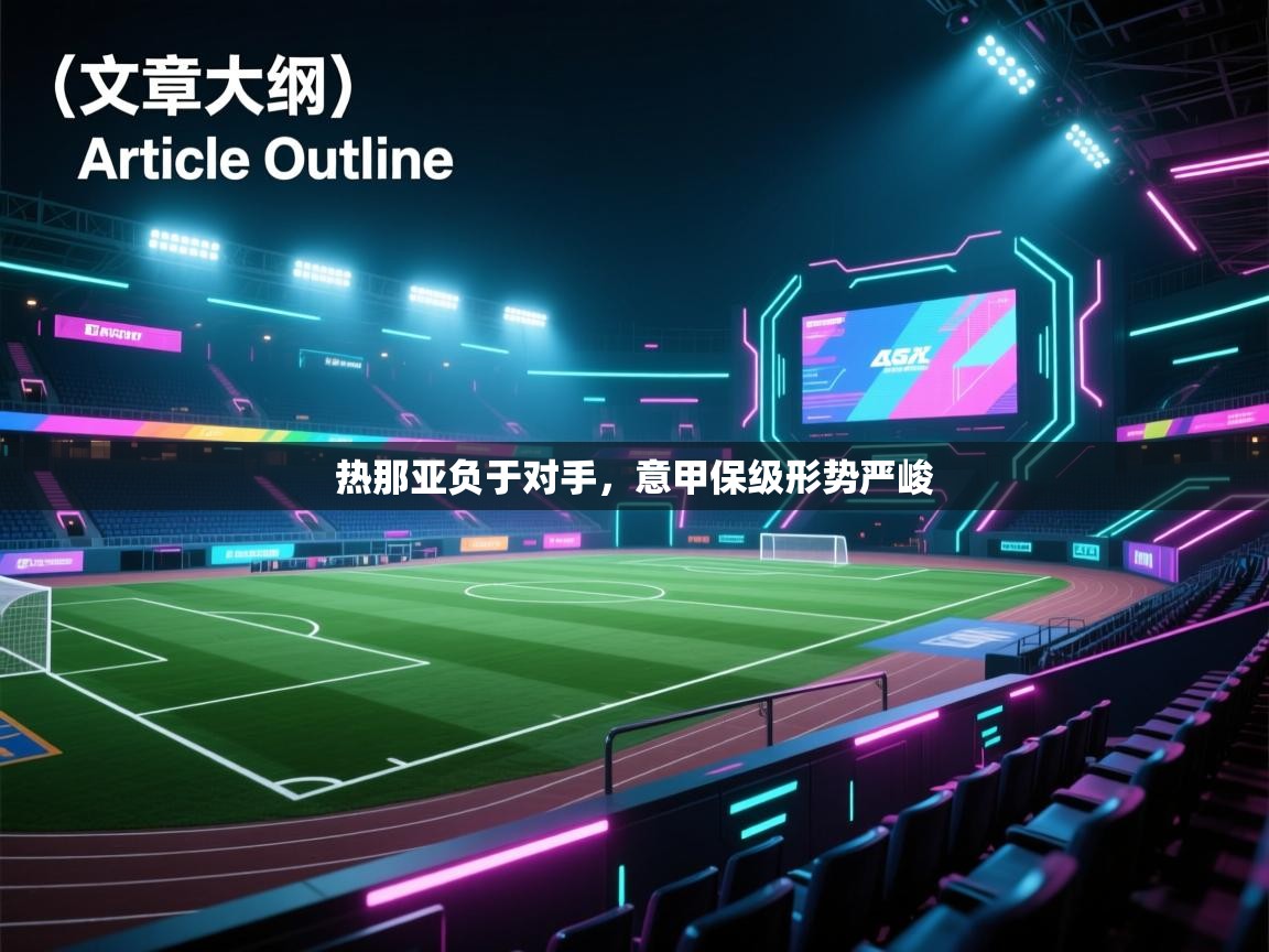 热那亚负于对手,意甲保级形势严峻 第1张