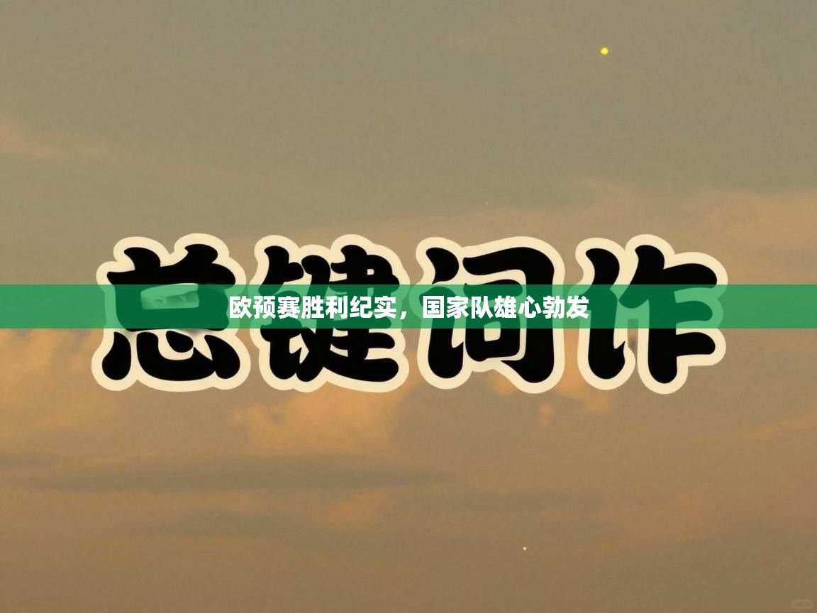 欧预赛胜利纪实，国家队雄心勃发  第1张